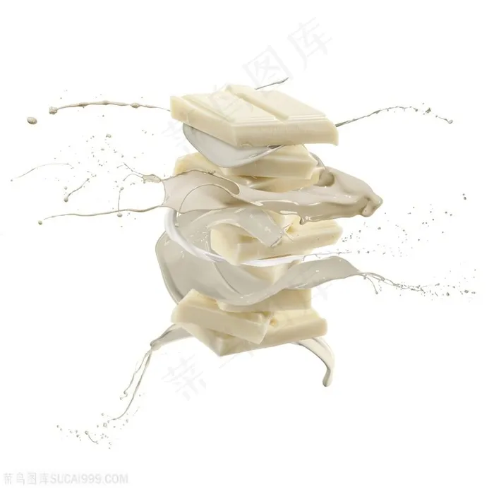 动感水纹巧克力高清图片