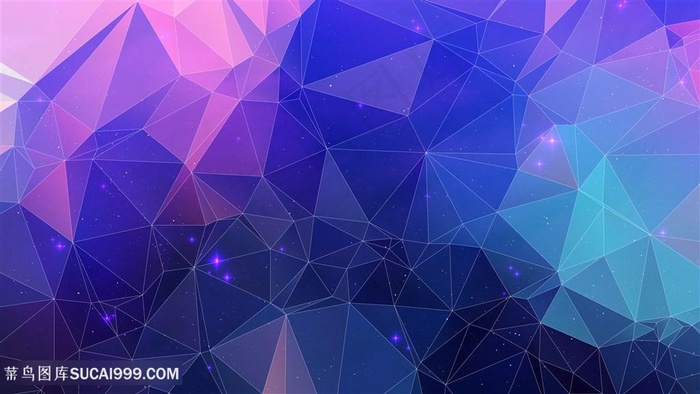 水晶唯美几何背景高清图片