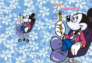 手绘卡通儿童背景墙