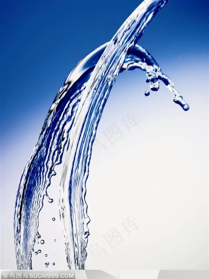 动感水花-倒下的水