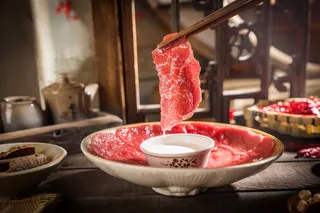 火锅菜品配菜牛肉丝肥牛卷牛肉卷涮牛肉