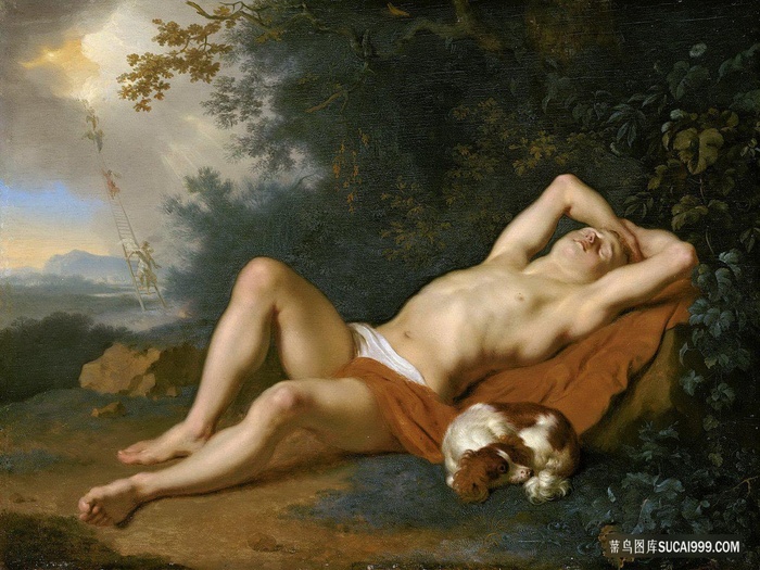 雅各布斯之梦风景画油画