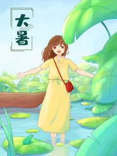大暑节气海报