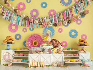 儿童照相拼接背景