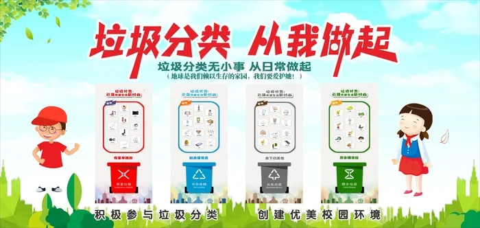 环保宣传海报cdr矢量模版下载