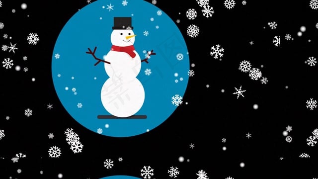 雪人, 雪, 圣诞节, 新的一年, 明信片, 背景