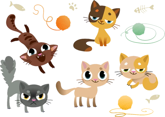 小猫动物卡通