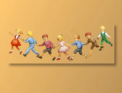 复古儿童, 孩子们, 维多利亚时代的, 玩, 男孩们