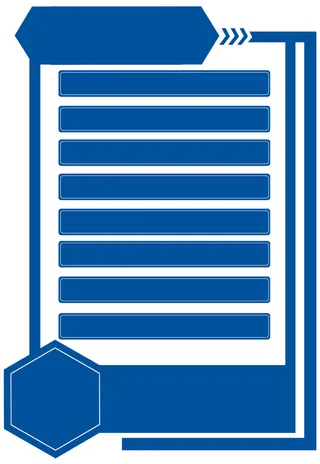 蓝色好看制度雕刻展板