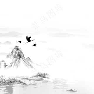水墨画素材png免扣 水墨画素材png免扣