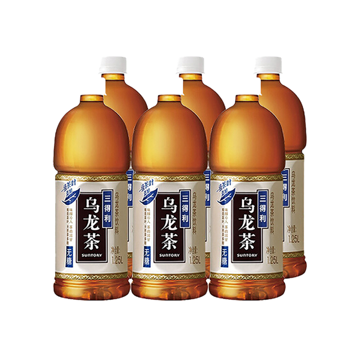 三得利乌龙茶 (2)超市商品白底图免抠实物摄影png格式图片透明底