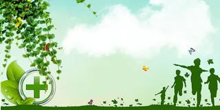 高清创意绿色环保背景图片公益海报展板宣传PSD分层平面设计素材