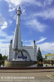 莫斯科全俄展览中心宇宙展馆景观