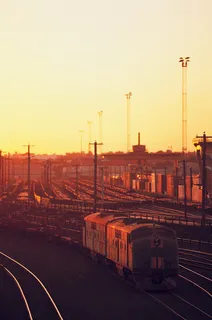 火车轨道列车高清图片