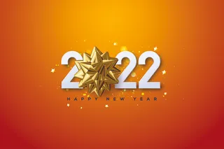 2022创意艺术字体新年虎年圣诞节数字立体质感文字AI矢量设计素材