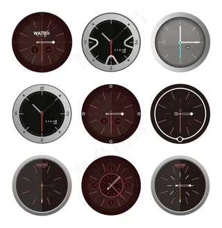矢量多种手表表盘