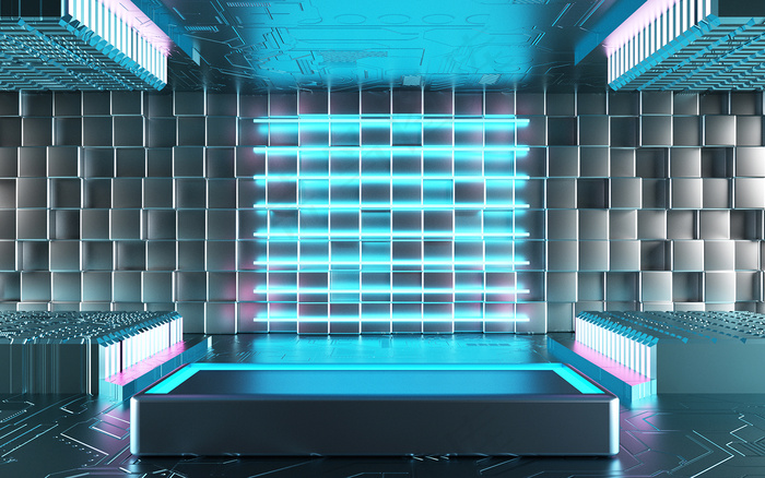 C4D电商场景模型渲染背景