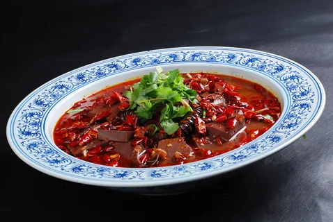 川菜湘菜高清菜谱 麻辣毛血旺  38一例 川菜湘菜高清菜谱 麻辣毛血旺  38一例