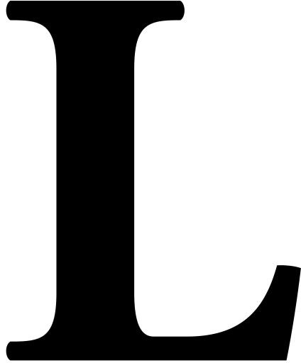 字母L PNG免抠(2000x2410)