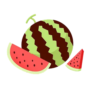 西瓜绿色红瓤瓜