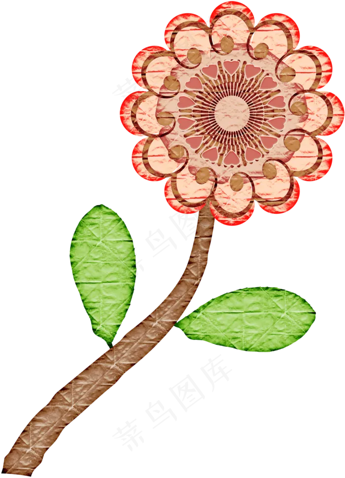 免抠相册花