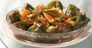 虎皮尖椒烧丝瓜12元