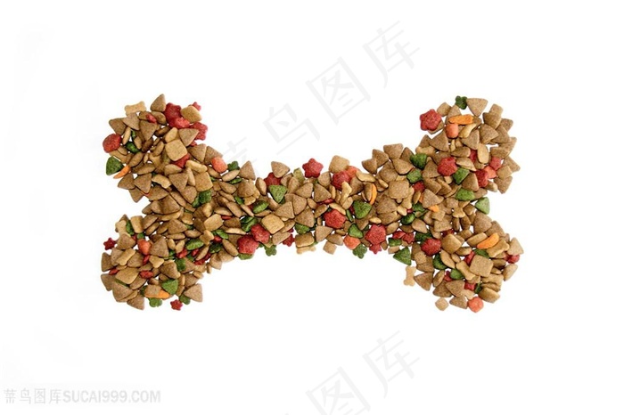 创意狗粮猫粮食物写真高清图片