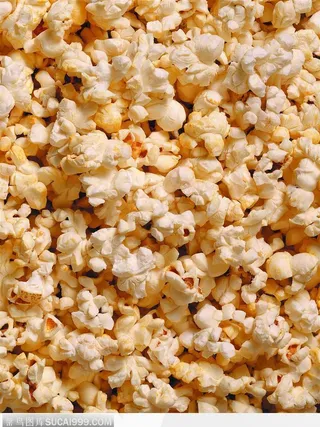 食物背景-漂亮的爆米花