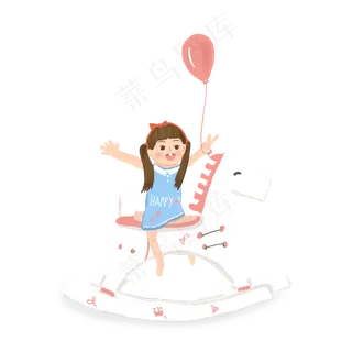 儿童节小孩玩耍