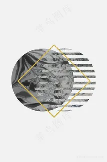 圆时尚艺术装饰画