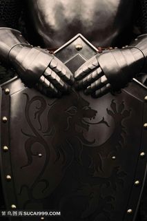 武士盔甲与盾牌