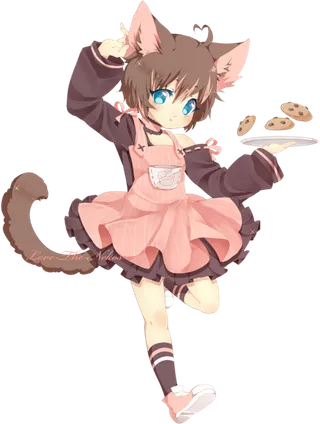 猫咪萝莉女仆卡通人物