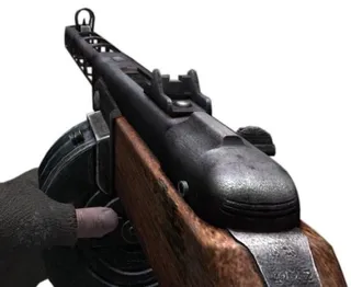 PPSh-41 PNG免抠