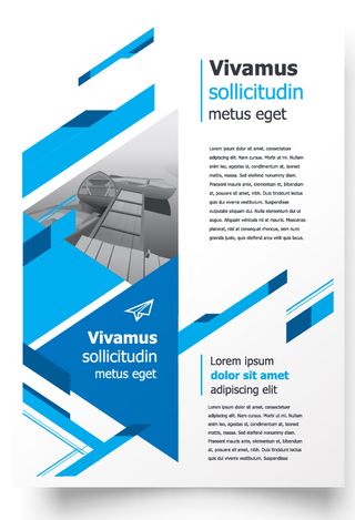 包装宣传册设计模板传单页抽象商务宣传册A4模板创意封面趋势宣传