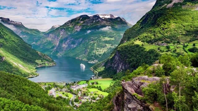 山, 顶峰, 岩石, 路, 森林, 天空, 风景, 空气