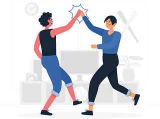 扁平化人物场景办公互联网等距ai矢量设计网页海报UI素材插画