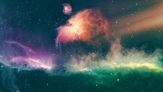 唯美元宇宙星空景色