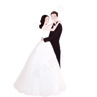 新郎新娘婚礼元素