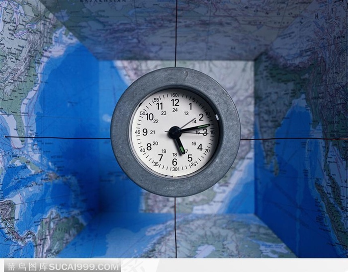 地图上的时钟