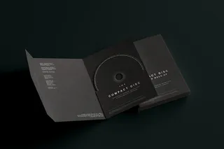 高端暗黑文具类文创VI样机模板