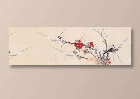 中国风水墨banner海报背景