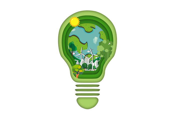 高清创意绿色环保背景图片公益海报展板宣传PSD分层平面设计素材