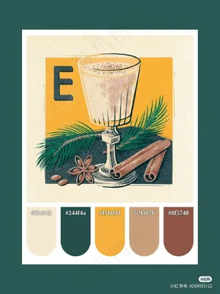 高质量插画配色色卡