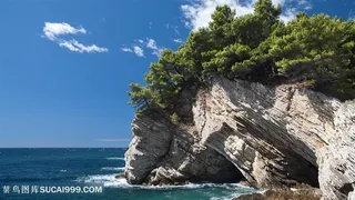 海景唯美山崖壁纸