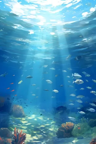 海底海洋鱼背景