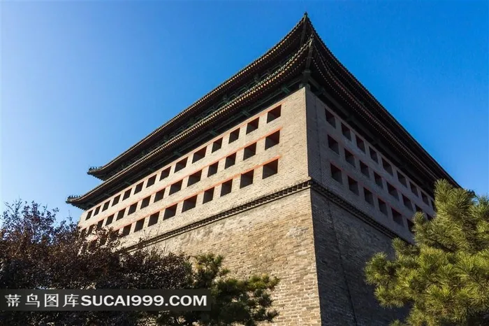 北京文化景观明城墙遗址角楼景观