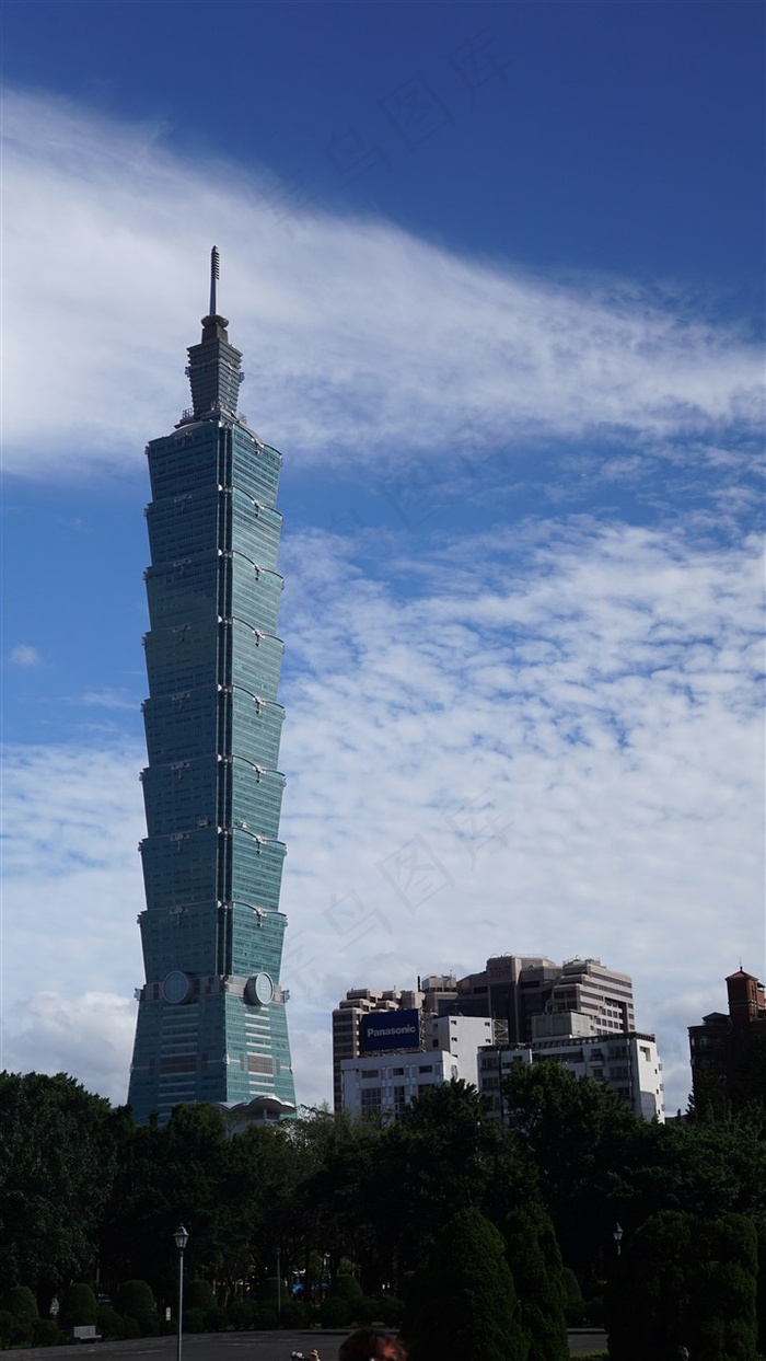 台北101电视塔摄影原图