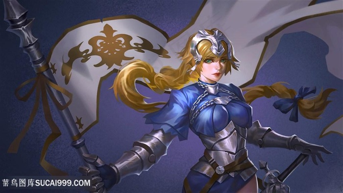 盔甲少女武士图片