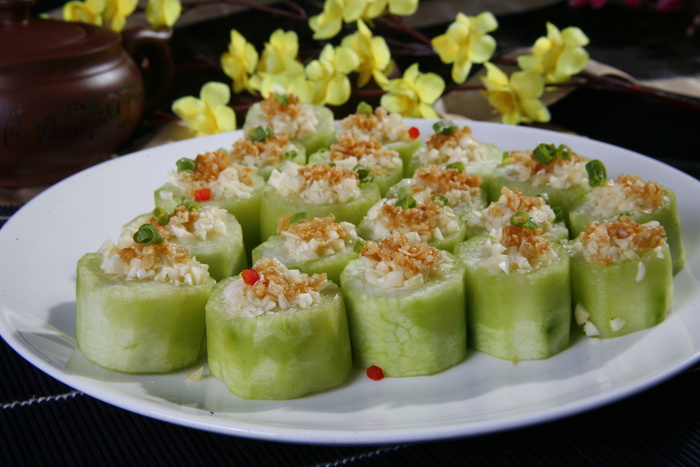 Z00126蒜茸蒸丝瓜