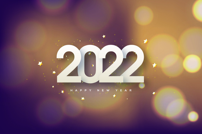 2022创意艺术字体新年虎年圣诞节数字立体质感文字AI矢量设计素材eps,ai矢量模版下载